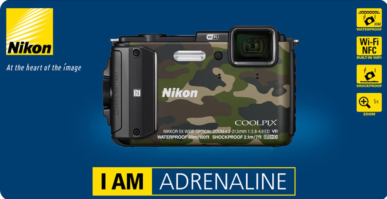 Nikon Coolpix AW130 moro - Aparaty kompaktowe - Sklep